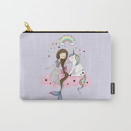 Mermaid & Unicorn Carry-All Pouch