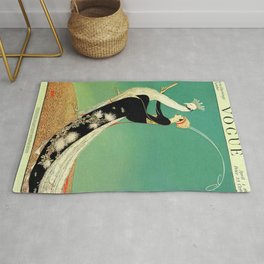 Vintage Magazine Cover - Peacock Rug