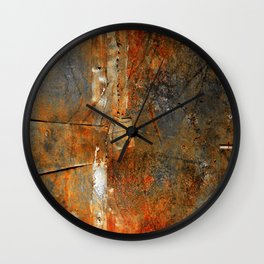 Rust Texture 72 Wall Clock