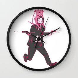 John Wick Keanu Reeves Wall Clock