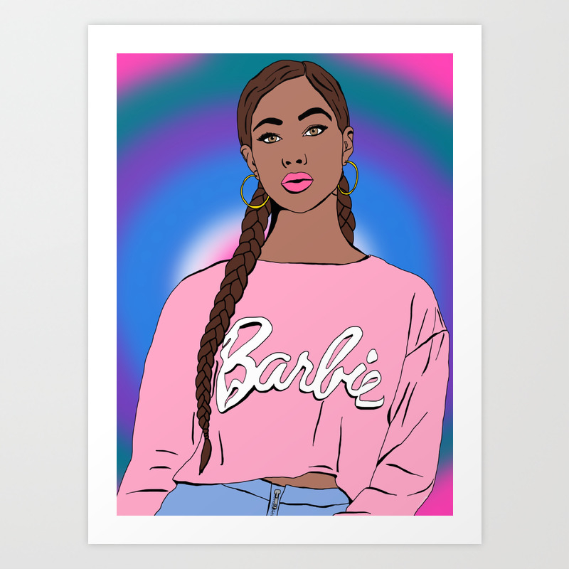 barbie stickers to print