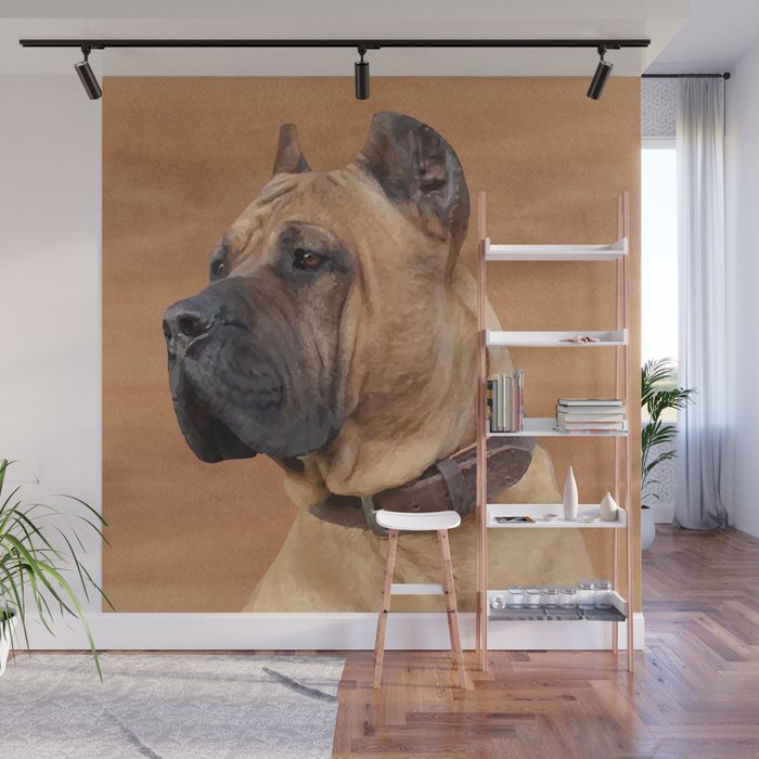 Perro De Presa Canario Wall Mural By K9printart Society6