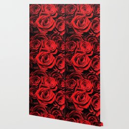 Red Roses Wallpaper For Any Decor Style Society6