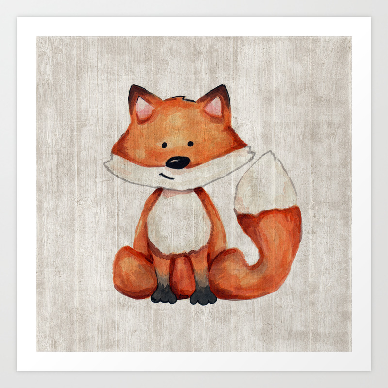 woodland animal nursery art