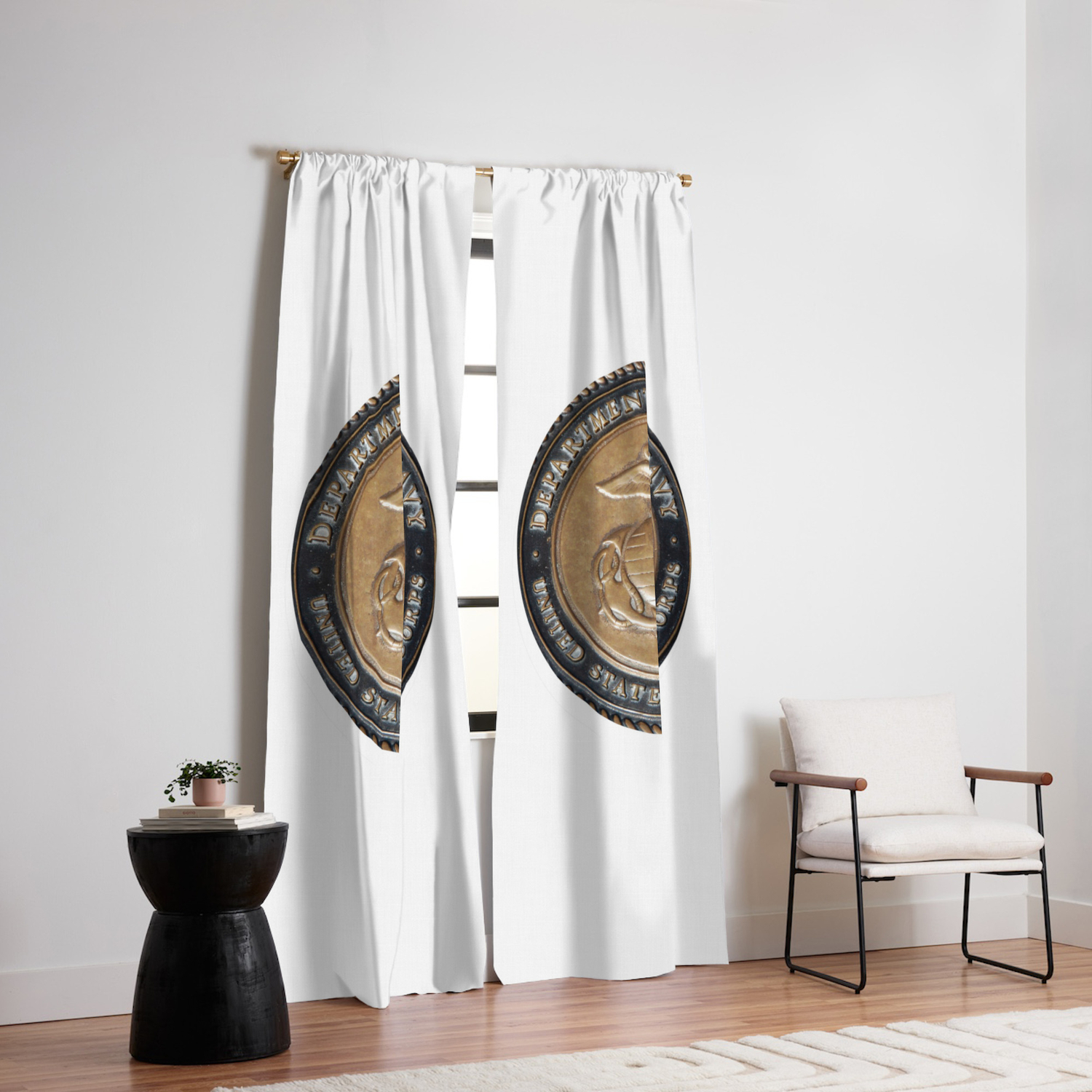 United States Marine Corps Blackout Curtain By Kellystiles Society6