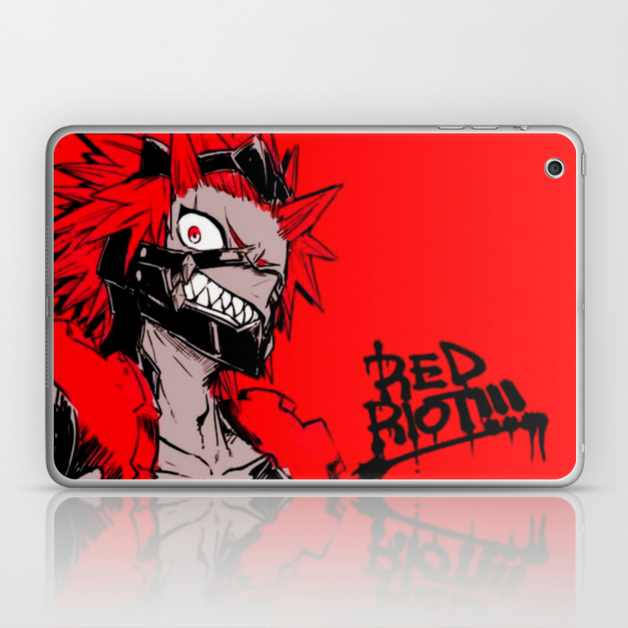 Red Riot Kirishima Eijiro My Hero Academia Laptop Ipad Skin By Mangasekai Society6
