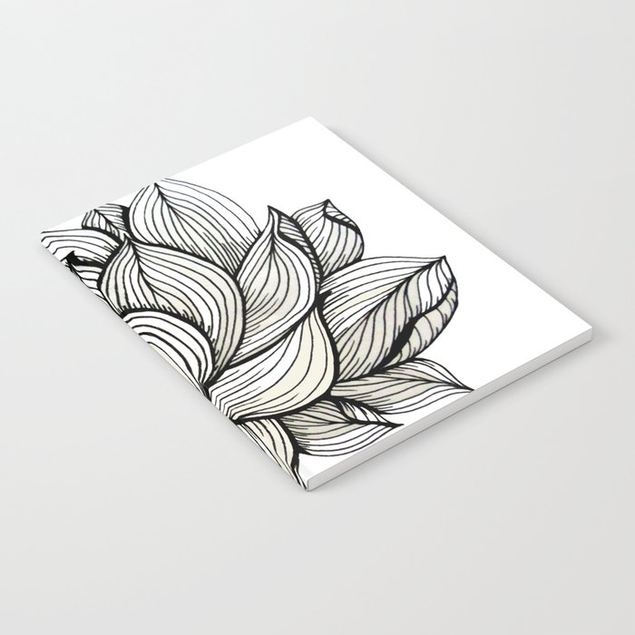 Lotus Flower Black And White Nature Organic Design Drawing Abstract Unique Lines Pattern Notebook By Treelovergirl Society6 Check out our black and white abstract art selection for the very best in unique or custom, handmade pieces from our prints shops.