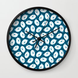 Sea Bunnies_Blue Wall Clock