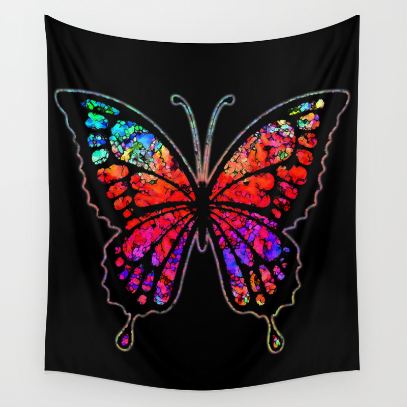 butterfly tapestry