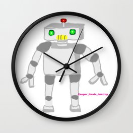 clawed Robot Wall Clock