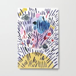 Quantum physics Metal Print | Illustration, Abstractwatercolor, Abstract, Modernphysics, Colorful, Watercolor, Science, Abstractnature, Pattern, Abstractscience 