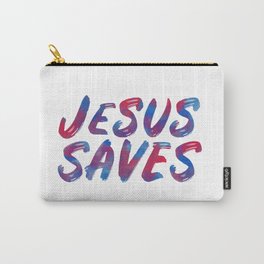 Jesus Saves Carry-All Pouch