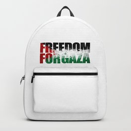 FREEDOM FOR GAZA FLAG VINTAGE Backpack