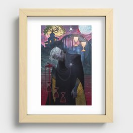 Five of cups Recessed Framed Print