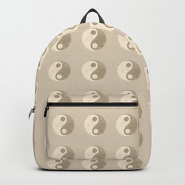 Yin and Yang Peace in Neutral Backpack