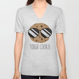 Tough Cookie V Neck T Shirt