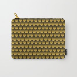 Armor Pattern Gold Carry-All Pouch