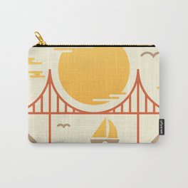 San Francisco Golden Gate Bridge Illustration Carry-All Pouch
