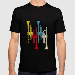 Retro Trumpet Musician Trumpeter Jazz T-shirt