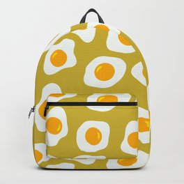 Eggs Pattern (Bitter Lemon Color Background) Backpack
