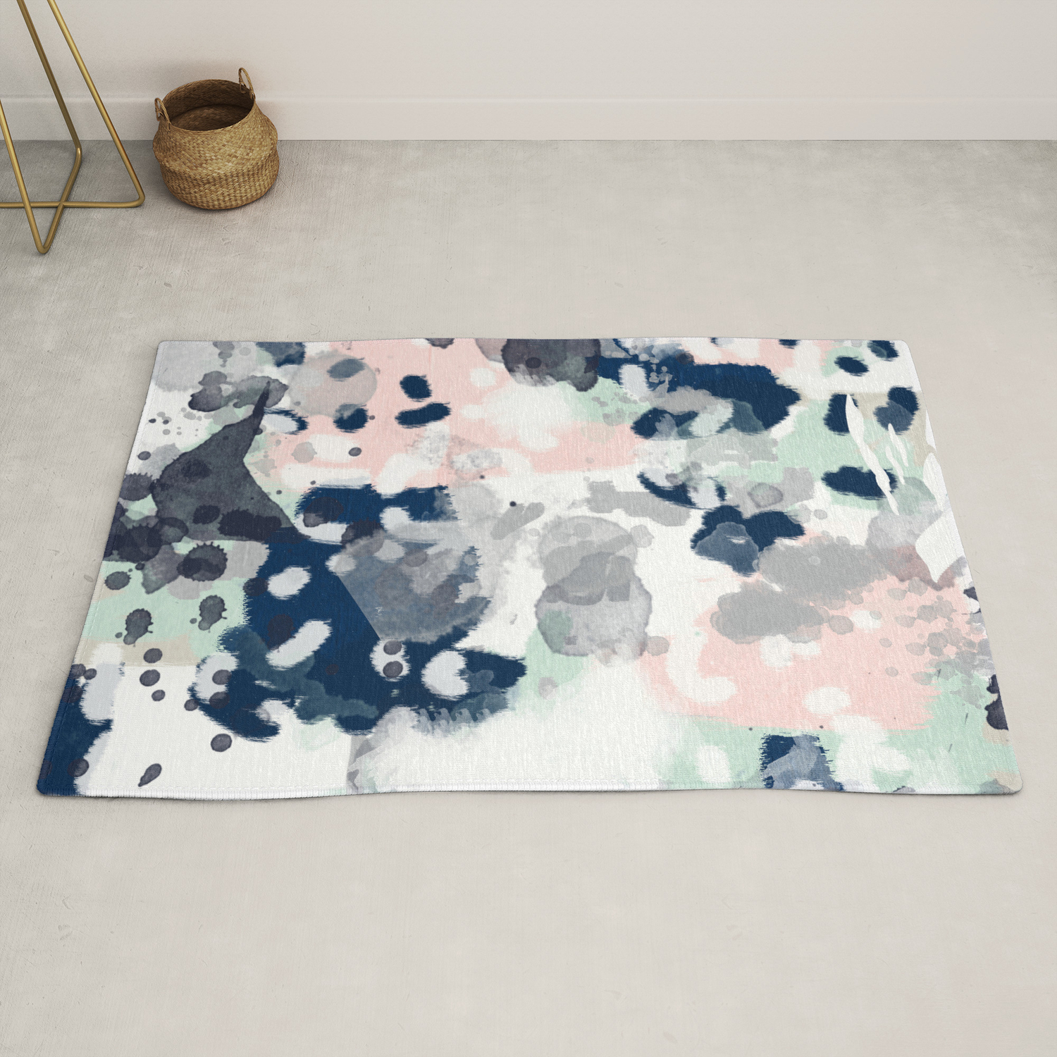 mint rug for nursery