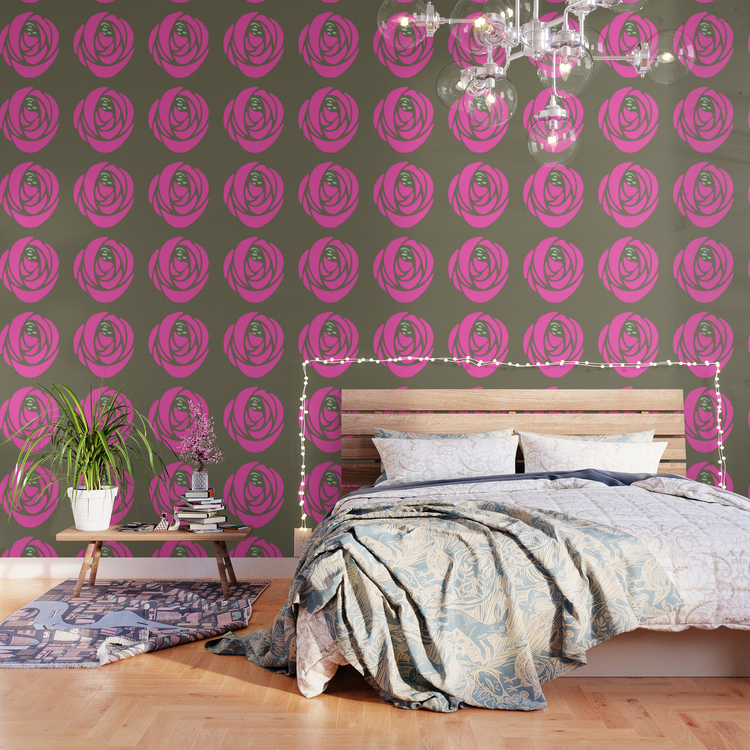 charles rennie mackintosh roses 7 wallpaper by alexandra arts