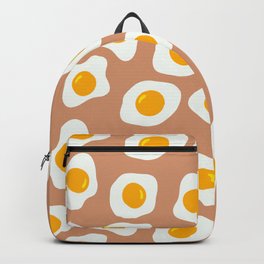 Eggs Pattern (Neutral Beige Background) Backpack