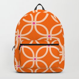Trellis Orange Backpack
