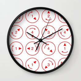 Rotations (Instructions and Code series) Wall Clock