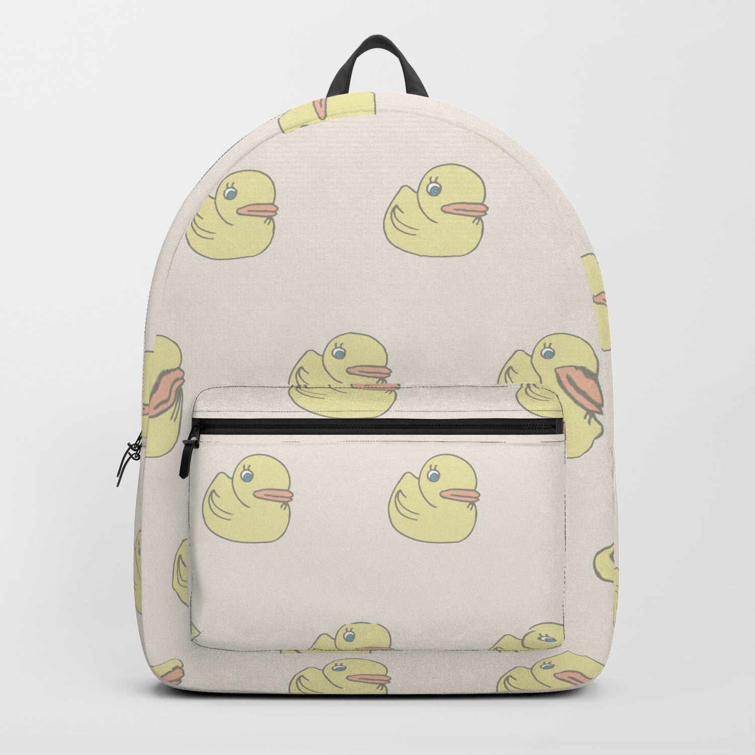 yellow fashion backpack
