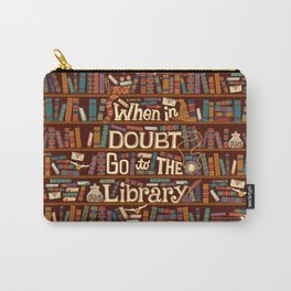 Go to the library Carry-All Pouch