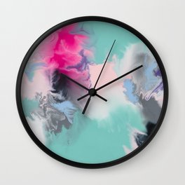 The Josie Abstract Colour Infusion Wall Clock