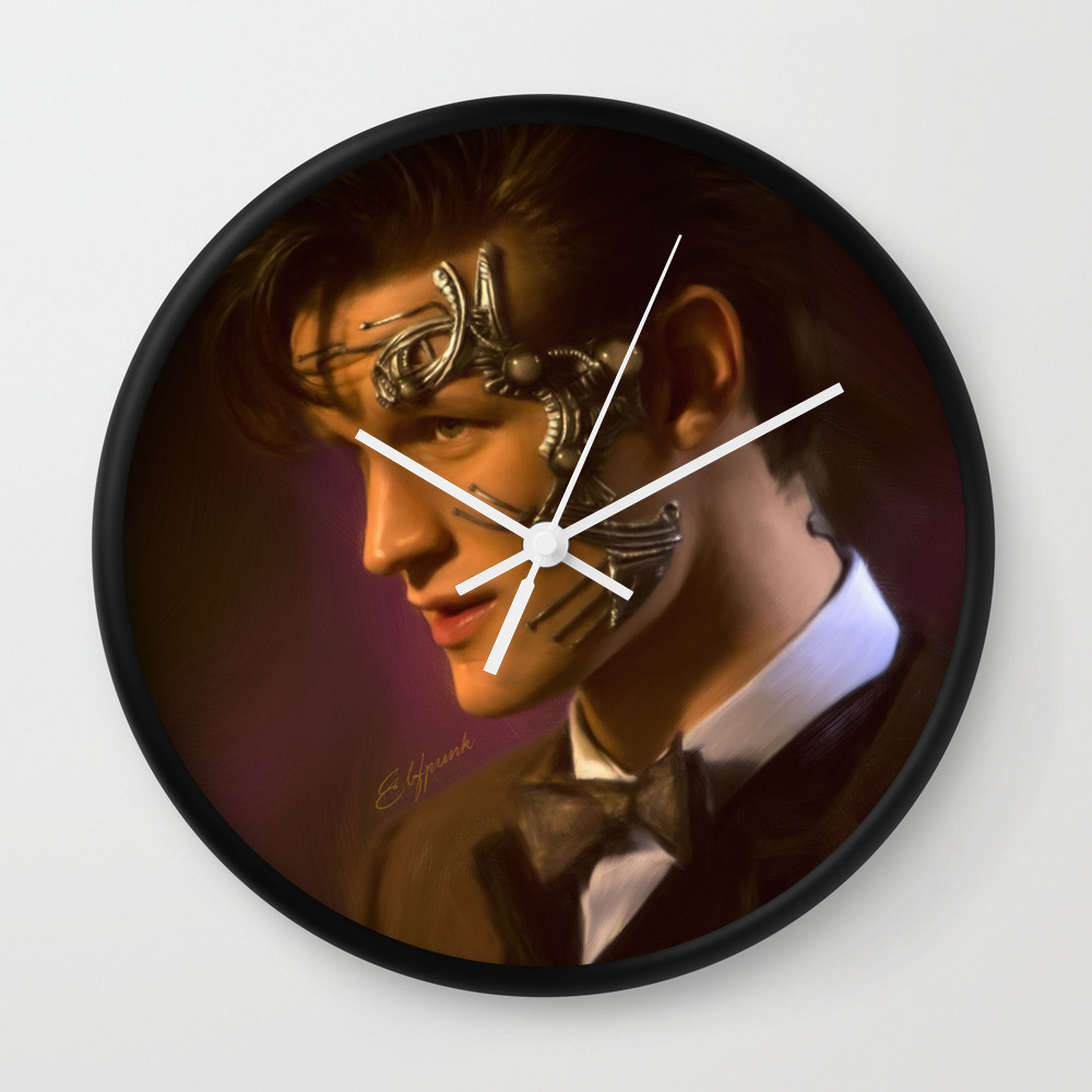Mr Clever Wall Clock By Andirobinson Society6 With digital, wall and alarm clocks, as a well as a clock making kit so you can tell the time on your own crafty creation, shop clocks at spotlight today. society6