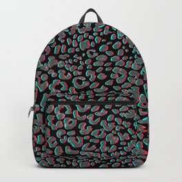 Leopard Print 3D - Night Glow Backpack