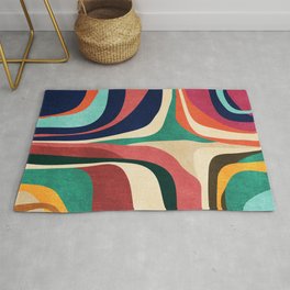 Impossible contour map Rug