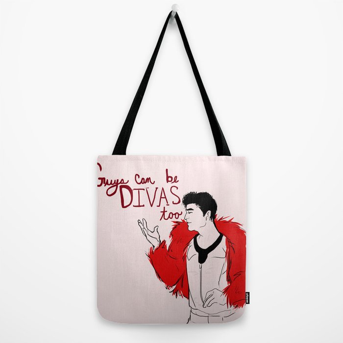 Guys Can Be Divas Too Tote Bag By Ashleyrosed Society6