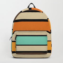 Retro 60s stripes Backpack