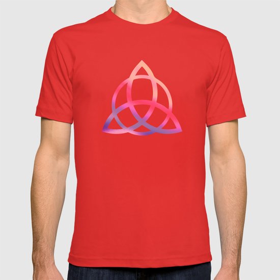 Purple Tie Dye Triquetra T-shirt by ancientoath | Society6