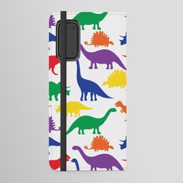 Dinosaurs - White Android Wallet Case