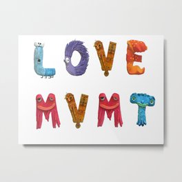 Love Bug MvMt Metal Print | Thelovemovement, Drawing, Ebizzness 