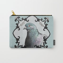 Pigeon - Rock Dove bird portrait painting Carry-All Pouch