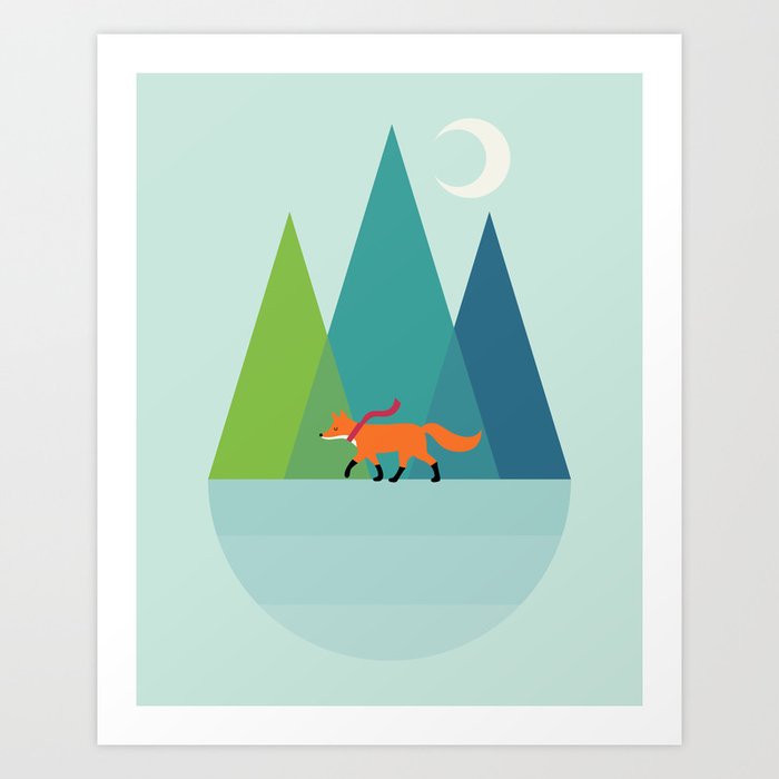Discover the motif WALK ALONE by Andy Westface  as a print at TOPPOSTER