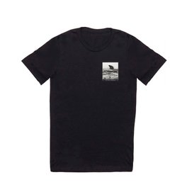 The White Star Line and Godzilla T Shirt | Digital, Vintage, Photo, Digital Manipulation, Film, Black And White 