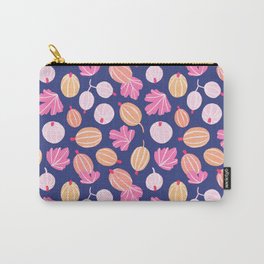 Karviaiset - Gooseberries - Bright Pink and Navy Colour Palette Carry-All Pouch