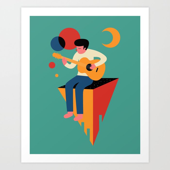 Discover the motif PEACEFUL SOLO by Andy Westface as a print at TOPPOSTER