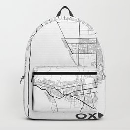 Minimal City Maps - Map Of Oxnard, California, United States Backpack