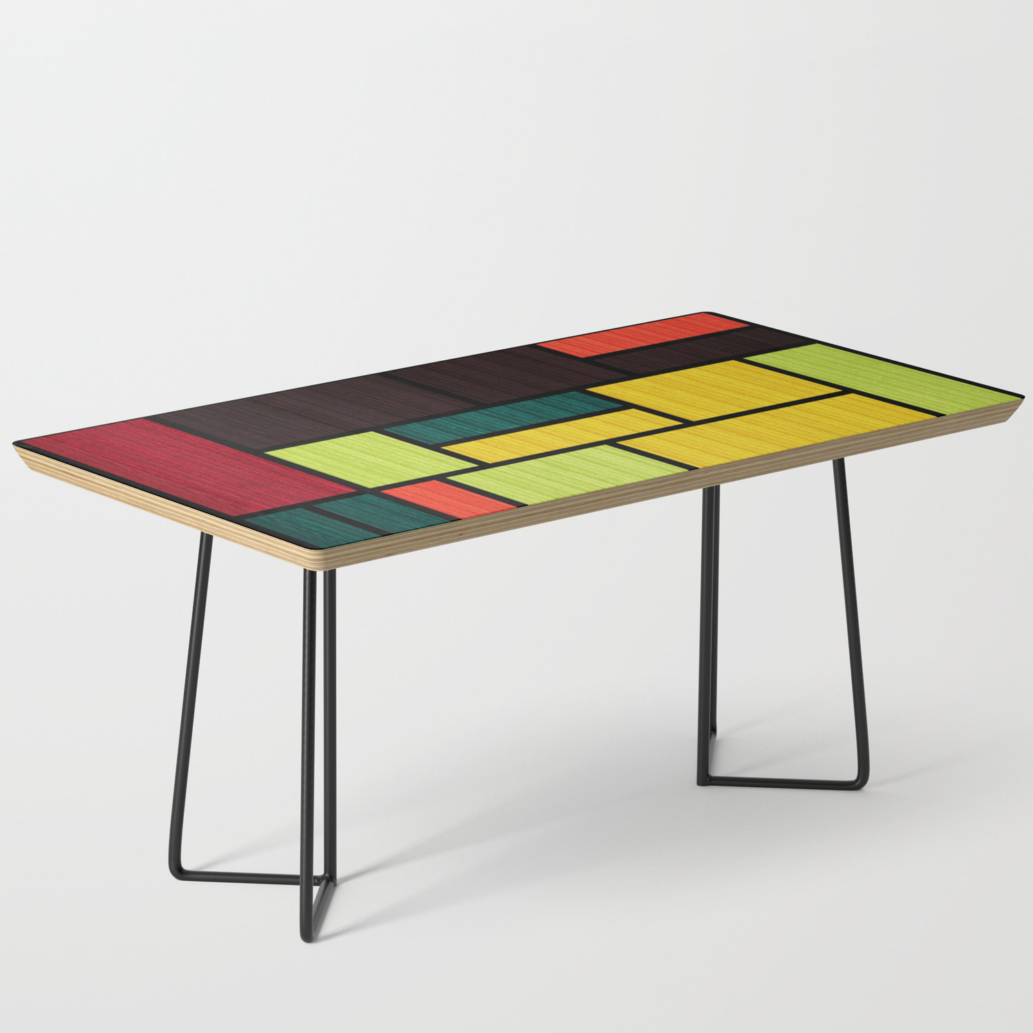 Mondrian Bauhaus Pattern 09 Coffee Table By Kaps Studio Society6