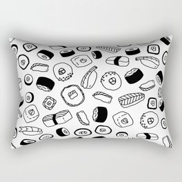 Sushi Pattern Rectangular Pillow