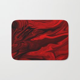 Blood Red Marble Badematte | Pattern, Red, Marble, Digitalart, Mask, Vibrant, Rock, Quartz, Marblered, Slab 