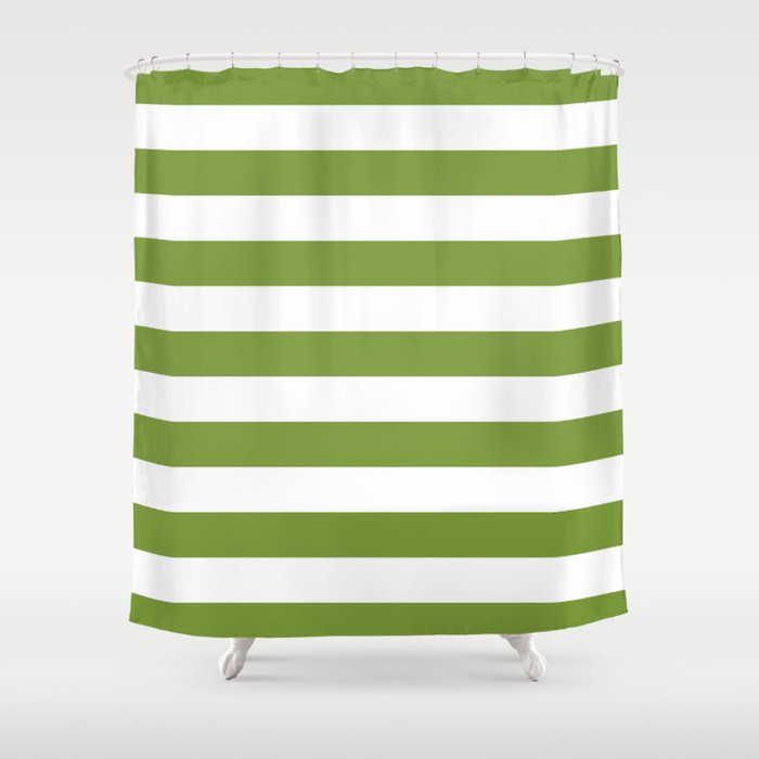 Green And White Stripes Shower Curtain By Amy Brinkman Society6 Green And White Stripes Shower Curtain, Green And White Shower Curtain